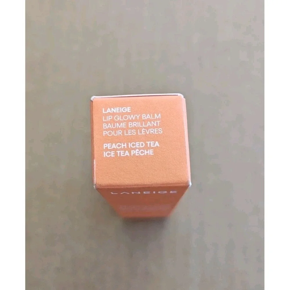 Laneige Lip Glowy Balm Hydration with‎ Shea Butter Peach Iced Tea gloss 0.35 oz